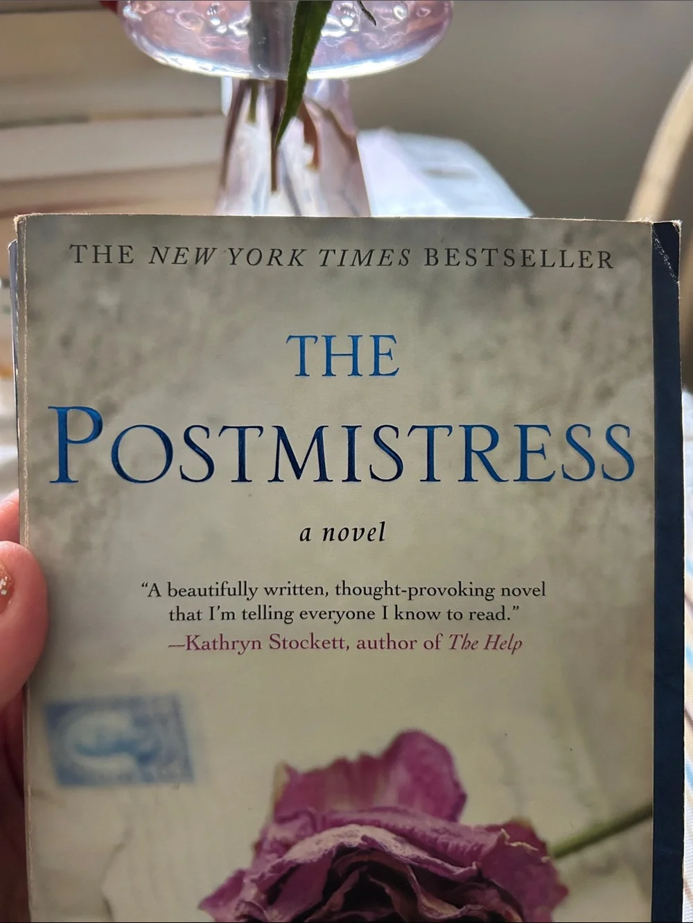 The Postmistress by Sarah Blake - Purple & Cream Cover